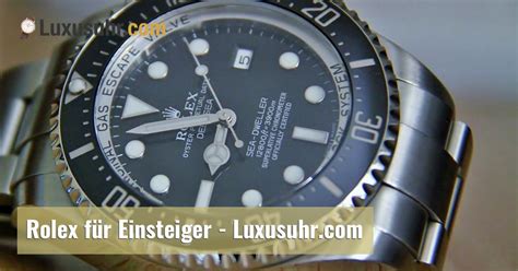 rolex luxusuhren einsteiger